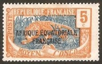 Francobolli Africa Equatoriale Francese